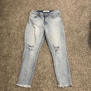 Ashley mason ripped denim jeans